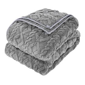 Weighted Blanket, 20 lbs, 60 x 80 in Queen Size, Sherpa Fleece Heavy Blanket with Glass Beads, Soft Warm Cozy Fluffy Touch, for 200-250 lbs Adult