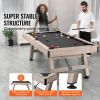 Billiards Table, 7 ft Pool Table, Adjust Legs Stable Billiards Table, Pool Table Set Includes Balls, Cues, Chalks and Brush