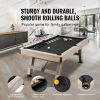 Billiards Table, 7 ft Pool Table, Adjust Legs Stable Billiards Table, Pool Table Set Includes Balls, Cues, Chalks and Brush