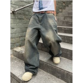 Unlined Loose Straight Pants (Option: H121S)