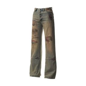 K2 - Non-stretch Straight-leg Pants (Option: H324S)