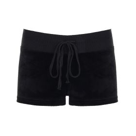 American-style Streetwear Star-print Low-rise Lace-up Casual Shorts (Option: Gray-S)